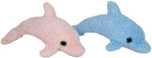 Delfin 2 kolory - 30cm Różowy - pluszak, maskotka