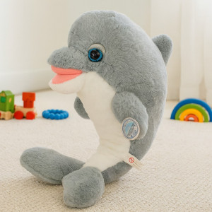 Delfin jasnoszary - 57cm - pluszak, maskotka