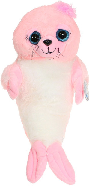 Foka różowa Molly Foczka - 40cm - pluszak, maskotka