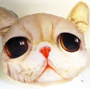 Poduszka Kotek 3D - 48cm - pluszak, maskotka