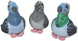 Brelok Gołąbek 3 kolory - 15cm - pluszak, maskotka