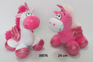 Jednorożec 2 kolory - 30cm Biały - pluszak, maskotka