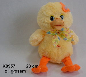 Kaczka z kokardą (Głos) - 23cm - pluszak, maskotka