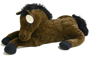 Koń Ciemny Brąz Konik (Głos) - 50cm - pluszak, maskotka