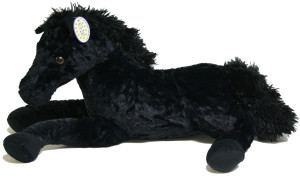Koń Czarny Konik (Głos) - 50cm - pluszak, maskotka