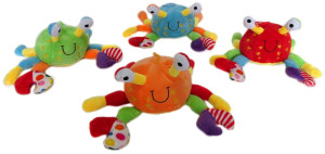 Krab Homar 4 kolory Grzechotka (Głos) - 23cm Czerwony - pluszak, maskotka
