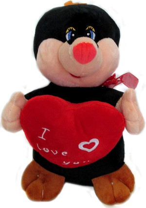 Kret z sercem krecik - 25cm - pluszak, maskotka