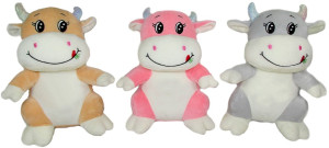 Krówka 3 kolory (Głos) - 20cm Szary - pluszak, maskotka
