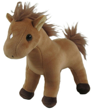 Konik Brązowy Koń - 17cm - pluszak, maskotka