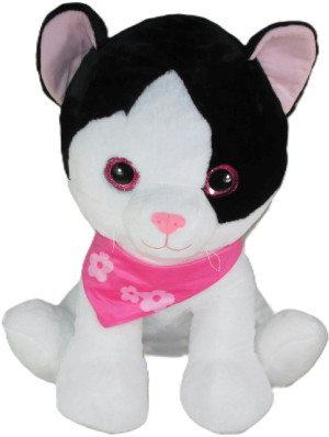 Kotek Biało-Czarny Siedzący - 60cm - pluszak, maskotka