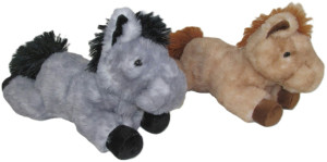 Konik Leżący 2 kolory Koń - 30cm Dowolny / Mix - pluszak, maskotka
