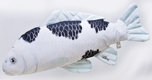 Karp Koi Utsuri Bekko - 60cm - pluszak, maskotka