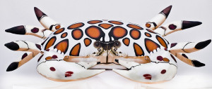 Krab Biały cętkowany - 60cm - pluszak, maskotka
