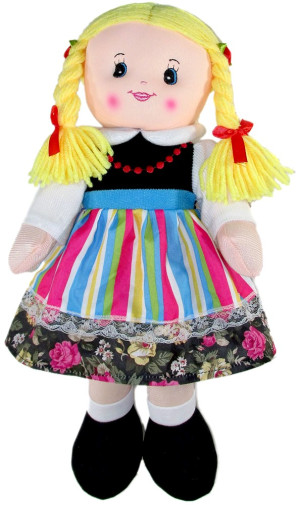 Lalka Łowiczanka - 30cm - pluszak, maskotka