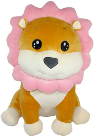 Lew Baby z różową grzywą Lwica - 27cm - pluszak, maskotka