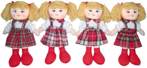 Lalka 4 wzory - 30cm Model 1 - pluszak, maskotka