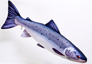 Ryba Łosoś Atlantycki - 90cm - pluszak, maskotka