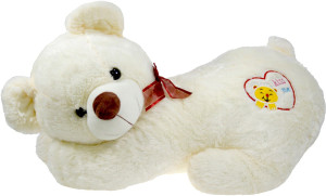 Miś Leżący Kiss Me - 50cm - pluszak, maskotka