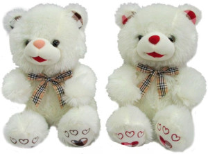 Miś Bieluś 2 kolory - 30cm Różowy - pluszak, maskotka
