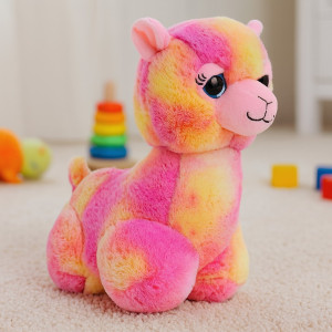 Alpaka Lama różowa - 35cm - pluszak, maskotka