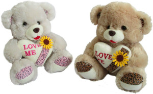 Miś Serce Love Me 2 kolory - 30cm Dowolny / Mix - pluszak, maskotka