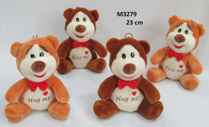 Miś Hug Me 2 kolory - 23cm - pluszak, maskotka