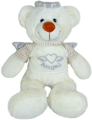 Miś Aniołek Angel Kremowy - 42/28cm - pluszak, maskotka