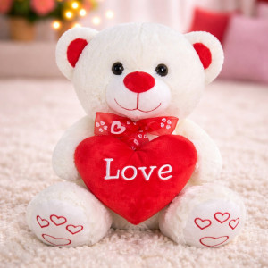 Duży Miś z sercem Love - 25cm - pluszak, maskotka