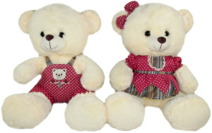 Pan / Pani Miś w ubranku 2 wzory - 42cm - pluszak, maskotka