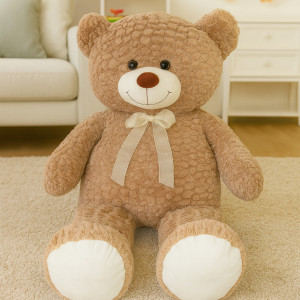 Miś Cętkowany Brązowy - 85cm - pluszak, maskotka