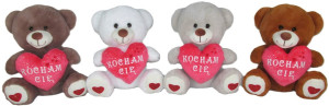 Miś z sercem Kocham Cię 4 kolory - 25cm Model 1 - pluszak, maskotka