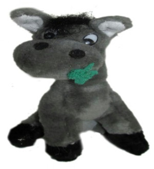 Osiołek siedzący - 15cm - pluszak, maskotka