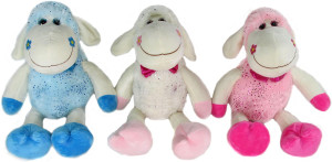 Owieczka 3 kolory Owca - 25cm Różowy - pluszak, maskotka