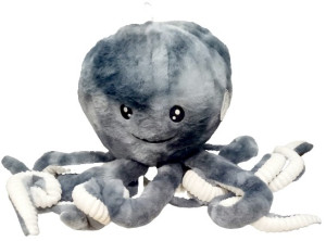 Ośmiornica ciemnooszara - 60/30cm - pluszak, maskotka