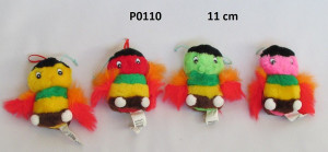 Pszczółka 4 kolory Pszczoła z przyssawką - 11cm - pluszak, maskotka