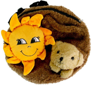 Plecak Miś + Słońce - 30cm - pluszak, maskotka