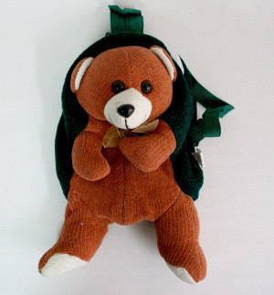 Plecak P0140 Miś Brązowy - 33cm - pluszak, maskotka
