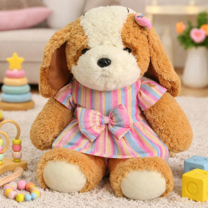 Bernardyn Pani Piesek Siedzący Puchacz - 45cm - pluszak, maskotka