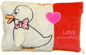 Poduszka Kaczka Love is Everything - 30cm - pluszak, maskotka