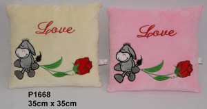 Poduszka Osiołek Love 2 kolory - 35cm Dowolny / Mix - pluszak, maskotka