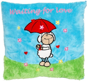 Poduszka Owieczka Waiting For Love Owca - 35cm - pluszak, maskotka