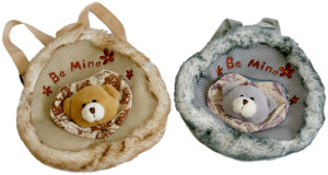 Plecak Miś Be Mine 2 kolory - 24cm Brązowy - pluszak, maskotka