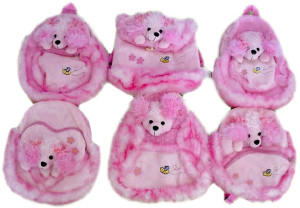 Plecak Piesek Pudelek 6 wzorów - 25cm Dowolny / Mix - pluszak, maskotka
