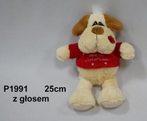 Piesek Love (Głos) - 25cm - pluszak, maskotka