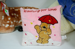 Poduszka Miś Love - 25cm - pluszak, maskotka