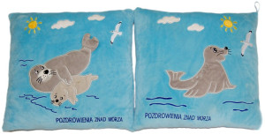 Poduszka Foka Bałtyk - 33cm Dowolny / Mix - pluszak, maskotka