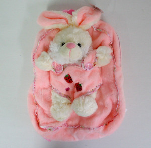 Plecak Zajączek Różowy - 26cm - pluszak, maskotka
