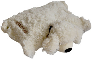 Poduszka Składana Piesek Kremowy Zakopane - 34cm - pluszak, maskotka
