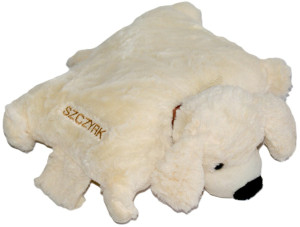Poduszka Składana Piesek Szczyrk Labrador - 27cm - pluszak, maskotka