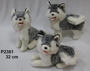 Piesek Husky 3 wzory - 33cm - pluszak, maskotka